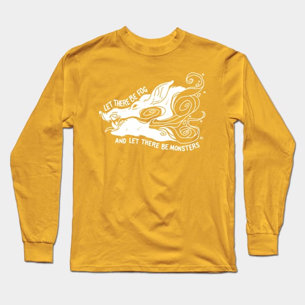 Folk Blessings: Let There be Fog Long Sleeve T-Shirt by Fez Inkwright